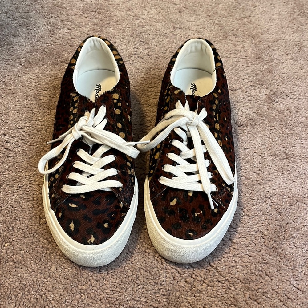 Madewell, Leopard sneakers size 7/7.5